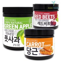 퓨어영 ABC주스 세트 풋사과 비트 당근, 1세트, 600g