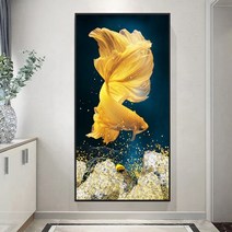 현관 행운 재물운 금붕어 사무실 보석십자수 재료, 70x130cm