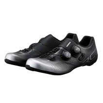 시마노 사이클 로드 클릿 슈즈 RC702, 와이드 38.5 (242.1mm), 블랙