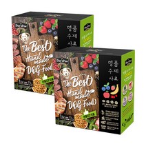 데이스포 명품 수제 과일식단 관절건강 강아지 습식 사료 1kg, 2개