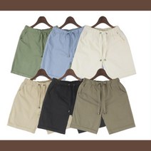 여성 4부 허리밴딩 슬림 마반바지 무지 모던 패션 내추럴 하프팬츠 숏팬츠 여름바지