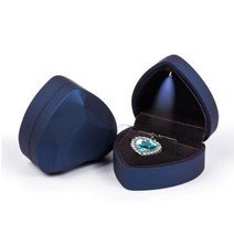 주얼리박스 LED 램프 링 박스 럭셔리 방수 쥬얼리 홀더 포장 귀걸이 보관 상자 목걸이 반지 케이스