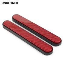 샤프트커플링 축커플링오토바이 리플렉터 사각형 안장 가방 래치 커버 케이스 안전 경고 할리 스포스, 03 Red