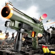 스안타장난감총 바주카포세트 유탄발사기 배틀그라운드RPG-Q3869LZ, 엘로우세트-포탄*5