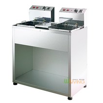 전기튀김기/스탠드형/MR-701~704/모델선택/업소용튀김기/치킨튀김기/호프집튀김기/전기튀김기계/국내생산/MR701/MR702/MR703/MR704, MR-702(알코트2구)