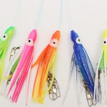 야광스커트 꼴뚜기 문어채비 블루 낚시용품 서해 두족류 한치 갑오징어 쭈꾸미