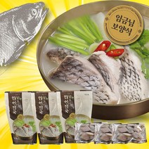 남도 민어 진국 국내산 여름 보양식 즉석식품, 민어뼈진국 800g×3팩+민어통살 200g×3팩