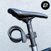 락브로스 자전거 열쇠 자물쇠 도난방지 거치대 포함, RKS515-OR 오렌지 거치대 포함, 단일