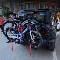 자전거 캐리어 거치대 견인형 히치형 바이크 오토바이, 자전거 랙, 1개