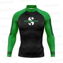 남성 수영 티셔츠 비치 UV 보호 래쉬 가드 다이빙 긴 소매 서핑 슈트 의류, 12 12_02 XS