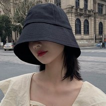 봄여름 쓰기 긴 작은 얼굴 벙거지 베이직 좋은 버킷햇 챙이 꾸안꾸룩 아이템 가볍게
