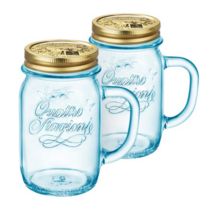 보르미올리 콰트로 스타지오니 핸들자 보관용기 블루, 415ml, 2개입