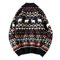 골프 방풍 니트 여성 집업 라운딩 골프웨어 필드룩 시리즈 게으른 스타일 스트라이프 스웨터 봄 가을 레트로 힙합 풀오버 탑 특대 커플 일본