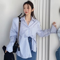 [23S/S] 레트로패드남방 루즈핏 스프라이트 어깨패드 무지남방
