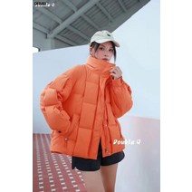 겨울 패션 썸머 패딩 미디엄 부동에 도톰한 스타일링