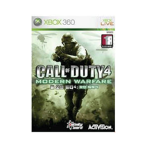 [xbox360] 콜오브듀티 4 모던워페어 한글판 중고 메뉴얼X
