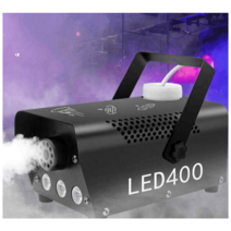 소형 LED 무대 연기 생성기 유선 무선 연무기 휴대용, 리모콘 LED 블루 연무기 무취 오일 2병