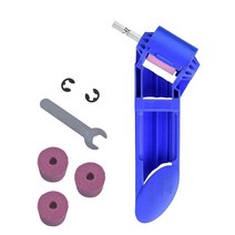 드릴연마기 드릴날연마기 드릴날연삭기 드릴비트연마기 숫돌 휴대용 다이아몬드 연마 도구 연삭 철 트위스트 선명 도구, 파란색 3