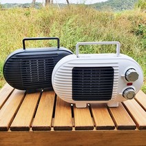 툴콘 팬히터 미니온풍기 가정용 캠핑용 사무실 발난로 TP-800D, 화이트