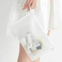 방수 반투명 화장품 파우치 간편정리 여행용파우치 다용도정리함 바캉스