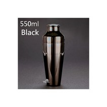 칵테일 세트 칵테일쉐이커 취미키트 스테인리스 스틸 보스턴 바 셰이커: 2 개 세트: 18oz 비가중 & 28oz, Black 6