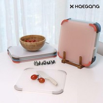 항균 도마 양면 위생 이유식 인덱스 미니 캠핑 향균, 항균 도마 직사각_레드