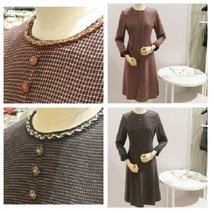 올리비아로렌_체크 플레어 겨울 원피스 VOCOAWWA131 NC창원