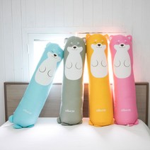 꿀몽 시바견 사탕베개 에어메쉬원단 3D메쉬원단 롱베개 긴베개 바디필로 아동베개 유아베개 성인베개 베, 핑크(솜포함)