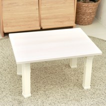 예쁜상 프레임 접이식 테이블 1호 380 x 510 mm, 오크(아이보리) 1호