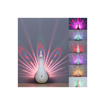 피코크 빔프로젝터램프 무드등 수유등 스탠드 벽등 거 후레쉬 캠핑등 전등, 피코크빔프로젝터램프-화이트