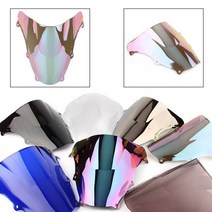 스즈키 SV650 용 윈드 실드 더블 스크린 오토바이 액세서리 페어링 디플렉터, 01 White Iridium