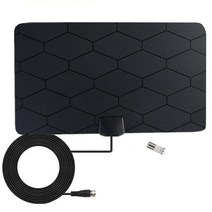 HDTV 안테나 디지털 안테나 TV 수신기 실내 증폭기 부스터 포함 3000 마일 DVB-T2 isdb-tb 위성 수신기 지우기 공중, 협력사, 증폭기 없음