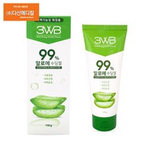 웰빙헬스 예쁜얼굴 알로에 수딩젤 150g 1개 튜브형 수분공급 피부진정 미백효과
