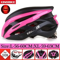 고글 일체형 남성 성인 헬멧 안전모 자전거 용품 Kingbike 사이클링 casco ciclismo 초경량 통기성 백 경고 라이트 초경량 21 통풍구 mtb 도로, 2-내가 56-60cm, 656 및 레인 커버