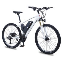 [ENGWE] AKEZ 성인 알루미늄자전거 27.5인치 산악 전기자전거mtb 48V 리튬 밧데리 바이크, 화이트(48V13AH), 알루미늄