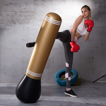 가정용 스탠딩 히트 펀치 샌드백 복싱 권투 킥복싱 홈트레이닝 기구, 레드