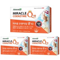 타이거아울렛 캐나다 코엔자임Q10 비타민6종 60캡슐 x 3박스 6개월분 비타민A 비타민C 비타민E 코큐텐 코엔자임큐텐 높은 혈압 감소 항산화제, 3개, 단품, 60정