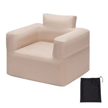 캠핑 에어 소파 1000D 옥스퍼드 천 방수의공기 주입 가능한 소파, 단일 풍선 소파