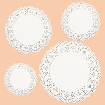 도일리 페이퍼 원형 종이 공예 포장 재료 9cm 11cm 14cm 19cm, 11cm-200장