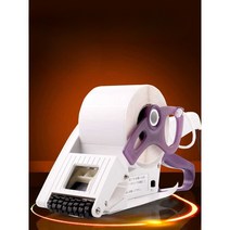 고속 라벨기 휴대용 수동 반자동 바코드 송장 마킹, YH60(폭 2-7cm 사용 가능) 하얀색