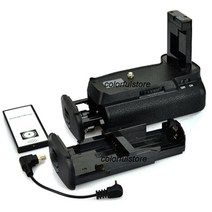 2단계 수직 셔터 배터리 핸들 핸드 그립 니콘 D5500 DSLR as MB-D31 + AA 홀더 원격 제어 EN-EL14, 한개옵션0