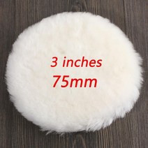 광택기 폴리셔 5가지 크기 75-180mm 양모 연마 디스크 자동차 왁싱 버핑 페인트 케어 폴리셔 패드 세척 액, [01] 75mm, 01 75mm