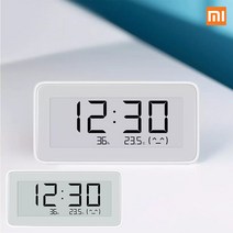 샤오미 미지아 스마트 온습도 측정기/ 전자시계 디스플레이, 1개
