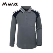 마크 작업복상의 MT-2033 카라 긴팔 티셔츠 추동복 근무복, XL