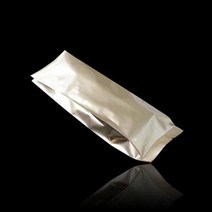 M형 GOLD 알미늄 원두 커피봉투 6.5X19cm 폭4cm 100장, 본상품선택