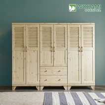 우아미가구 모노 수 2400 원목옷장 NA5176, 원목