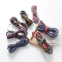 2마) 2mm 3mm 오시도리 믹스컬러(7종)- 스트링 면끈, 3mm 레드그린 ( ＋400원)