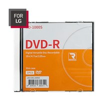 NUNUBITEL_LG DVD-R 1P 갑 10개 코닥공디비디 케익DVDR 고급씨 빈디 복사용 DVD10장 10P슬림DVD 디디 DVD DVD시_NUB누비텔레숍, 옵션이없는_단일품목입니다