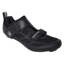 Gavin 트라이애슬론/로드 메시 사이클링 슈즈 남성용 여성용 블랙. 11 Women/10 Men, 8 Women/7 Men