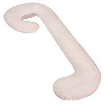 Leachco Replacement Cover for Snoogle Chic XL Extra Long Body Pillow for Tall Women - Ivory (Cover O, 1